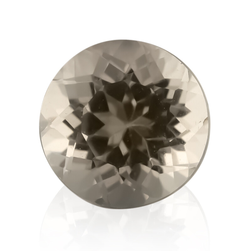 Brasilianischer Pfirsich-Morganit-Edelstein, 1,15 ct Rundschliff