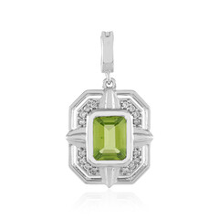 Peridot-Silberanhänger