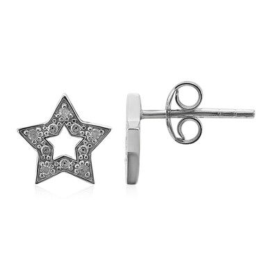 I3 (I) Diamant-Silberohrringe