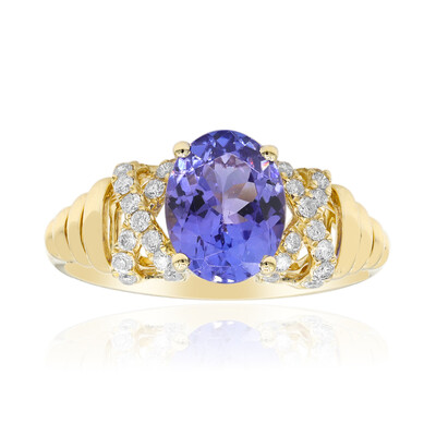 AAA-Tansanit-Goldring (CIRARI)