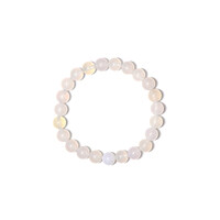 Weißer Achat-Armband
