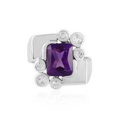 Sibirischer Amethyst-Silberring (de Melo)