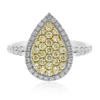 Gelber SI2 Diamant-Goldring (CIRARI)