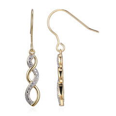 I3 (I) Diamant-Messingohrringe (Juwelo Style)