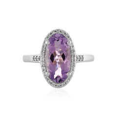Lavendel-Amethyst-Silberring