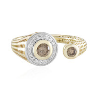 I2 Champagner-Brillant-Goldring (Ornaments by de Melo)