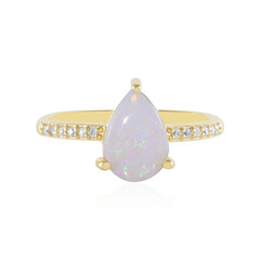 Australischer Opal-Silberring