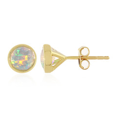 Welo-Opal-Goldohrringe
