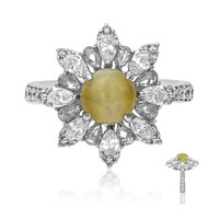 Chrysoberyll-Katzenauge-Goldring (AMAYANI)