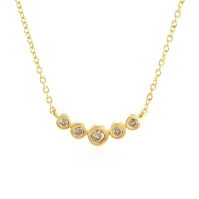 I3 Champagner-Brillant-Silbercollier