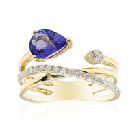 AAA-Tansanit-Goldring (CIRARI)