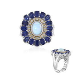 Edelstein-Silberring (Dallas Prince Designs)