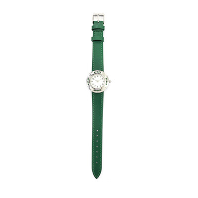 Brasilianischer Smaragd-Uhr