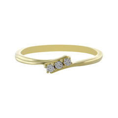 Lupenreiner (F) Brillant-Goldring (LUCENT DIAMONDS)