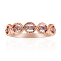 Pinkfarbener I3 Argyle-Brillant-Goldring (Mark Tremonti)