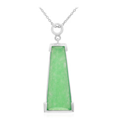 Jade-Silberhalskette