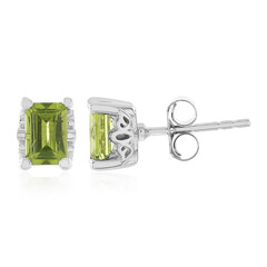 Peridot-Silberohrringe