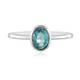 Blauer Apatit-Silberring
