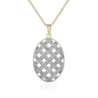 I3 (I) Diamant-Silberhalskette
