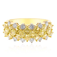 Gelber SI2 Diamant-Goldring (CIRARI)