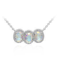 Mondlicht-Topas-Silbercollier