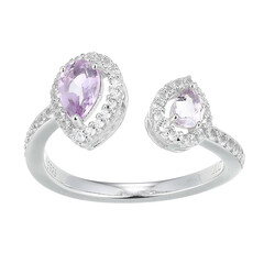 Amethyst-Silberring
