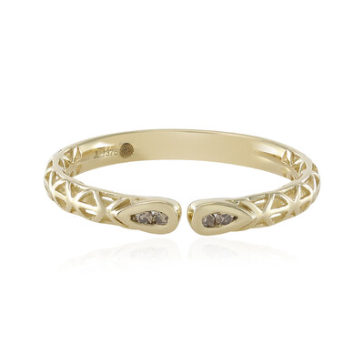 I2 Champagner-Diamant-Goldring (Ornaments by de Melo)