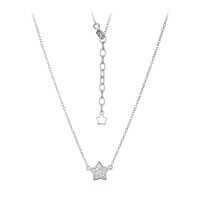 Weißer Topas-Silbercollier