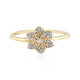 I2 (I) Diamant-Silberring
