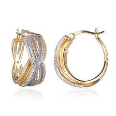 I3 (I) Diamant-Silberohrringe