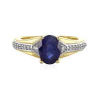 Blauer Madagaskar-Saphir-Silberring