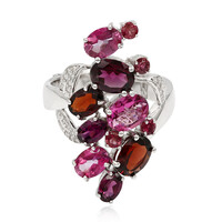Edelstein-Silberring (Dallas Prince Designs)