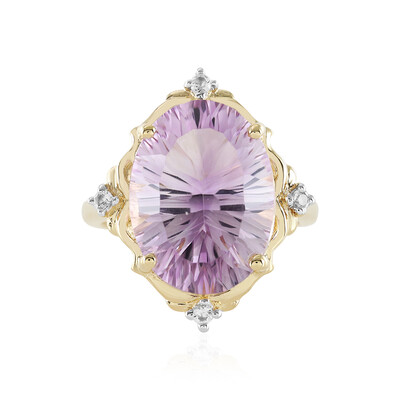 Lavendel-Amethyst-Silberring