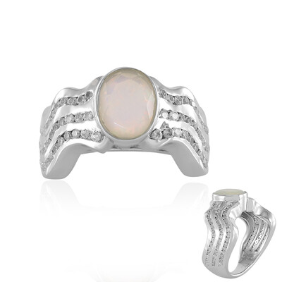 Welo-Opal-Silberring (de Melo)