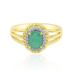 Tansania-Smaragd-Goldring