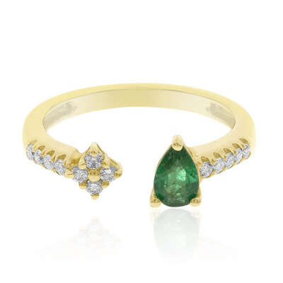 Sambia-Smaragd-Goldring
