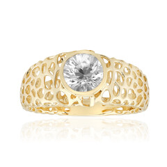 Zirkon-Goldring (Ornaments by de Melo)