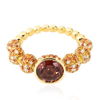 Edelroter Spinell-Goldring (de Melo)