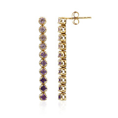 Amethyst-Silberohrringe