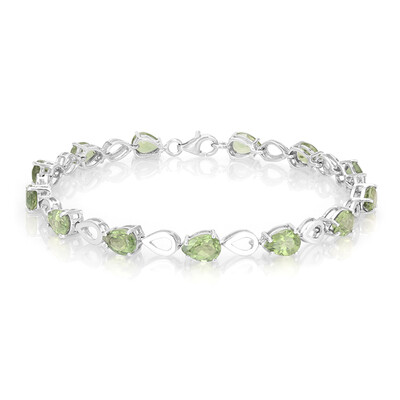 Russischer Apatit-Silberarmband