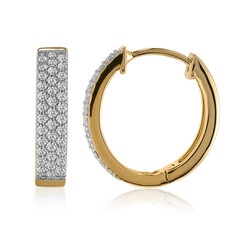 SI1 (G) Brillant-Goldohrringe