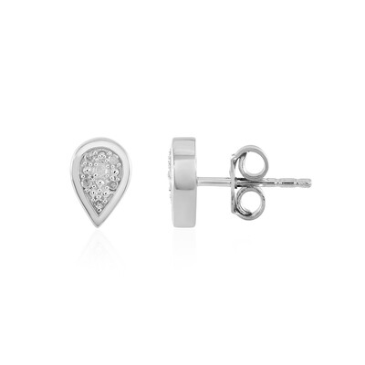 I2 (I) Diamant-Silberohrringe