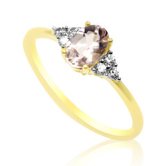 Morganit-Goldring