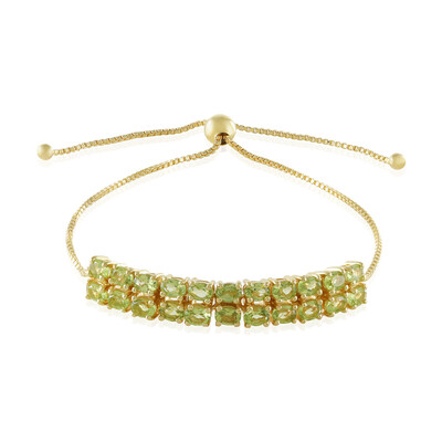 Peridot-Silberarmband