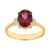 Pinkfarbener Turmalin-Goldring