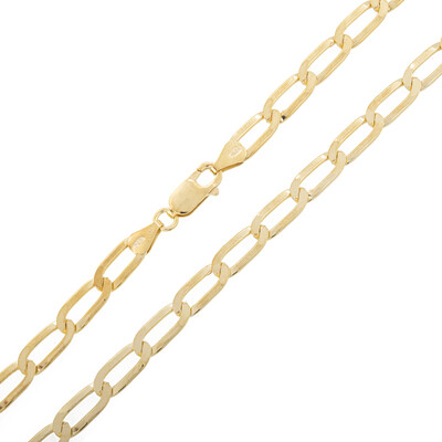 Silber-Ankerkette - 26,3 g - 65 cm - vergoldet