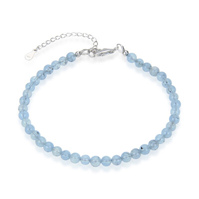 Aquamarin-Silberarmband