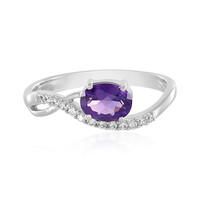 Sibirischer Amethyst-Silberring