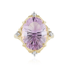 Lavendel-Amethyst-Silberring