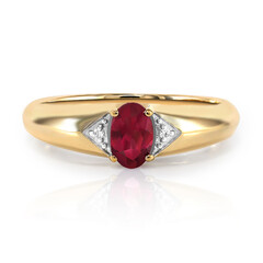 Rubellit-Goldring